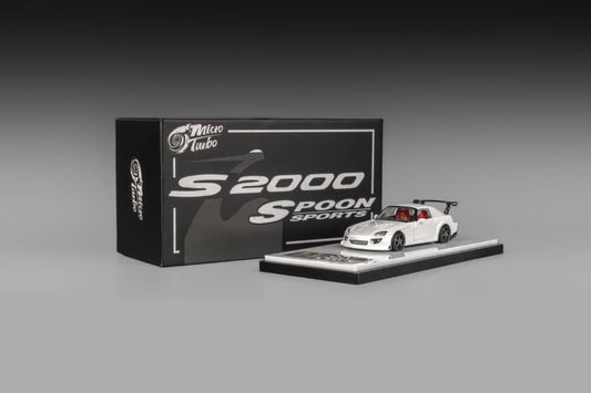 MicroTurbo 1/64 S2000 AP1 Spoon Modified Metallic White