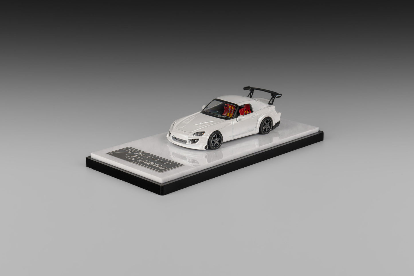 MicroTurbo 1/64 S2000 AP1 Spoon Modified Metallic White