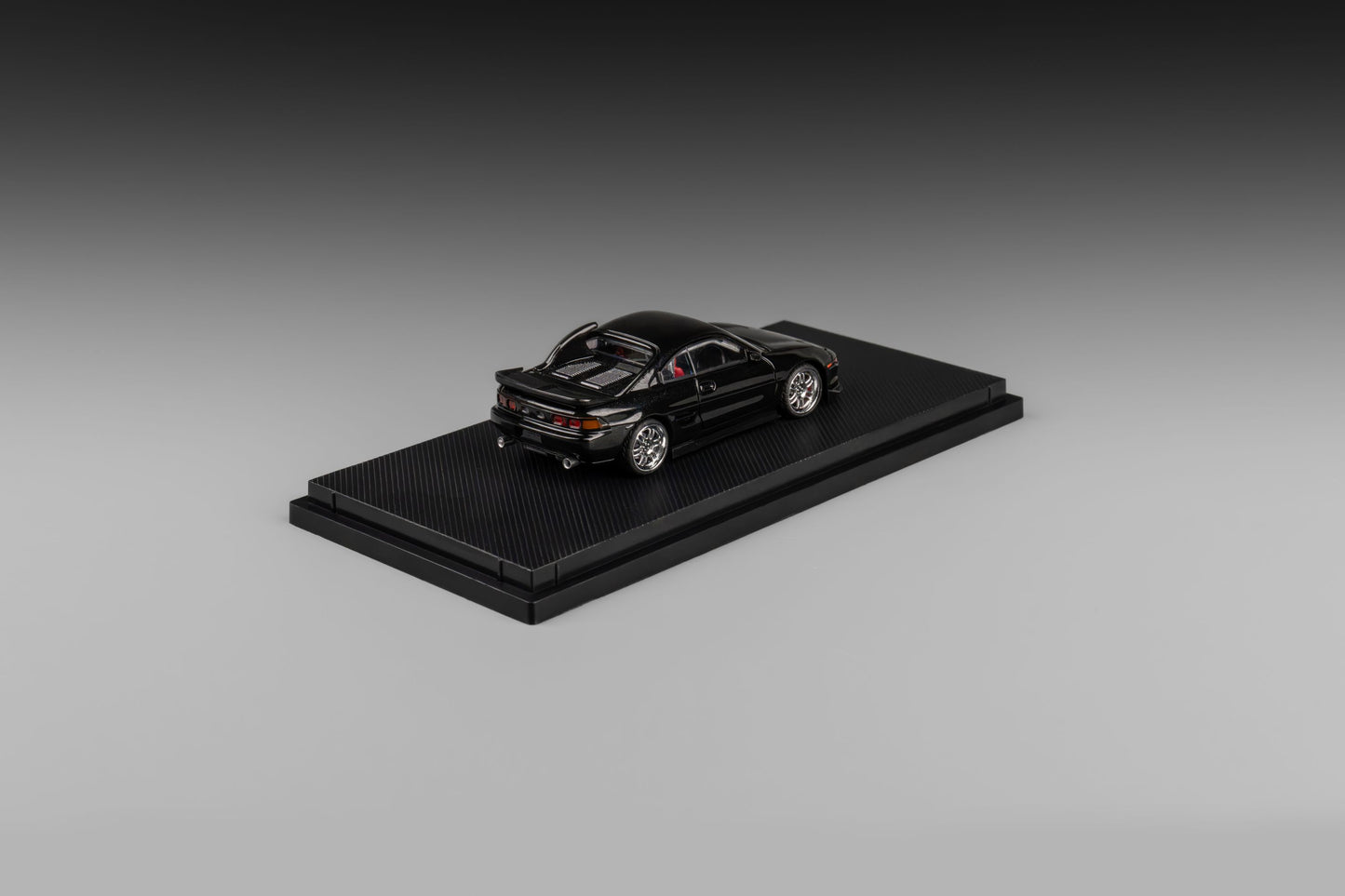 MicroTurbo 1/64 MR2 SW20 Metallic Black丨Retractable-Headlights