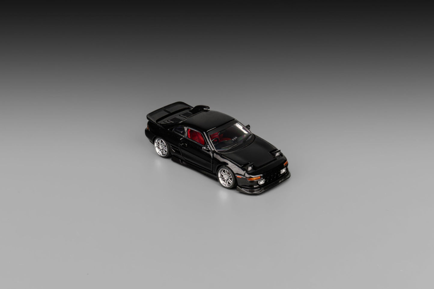 MicroTurbo 1/64 MR2 SW20 Metallic Black丨Retractable-Headlights