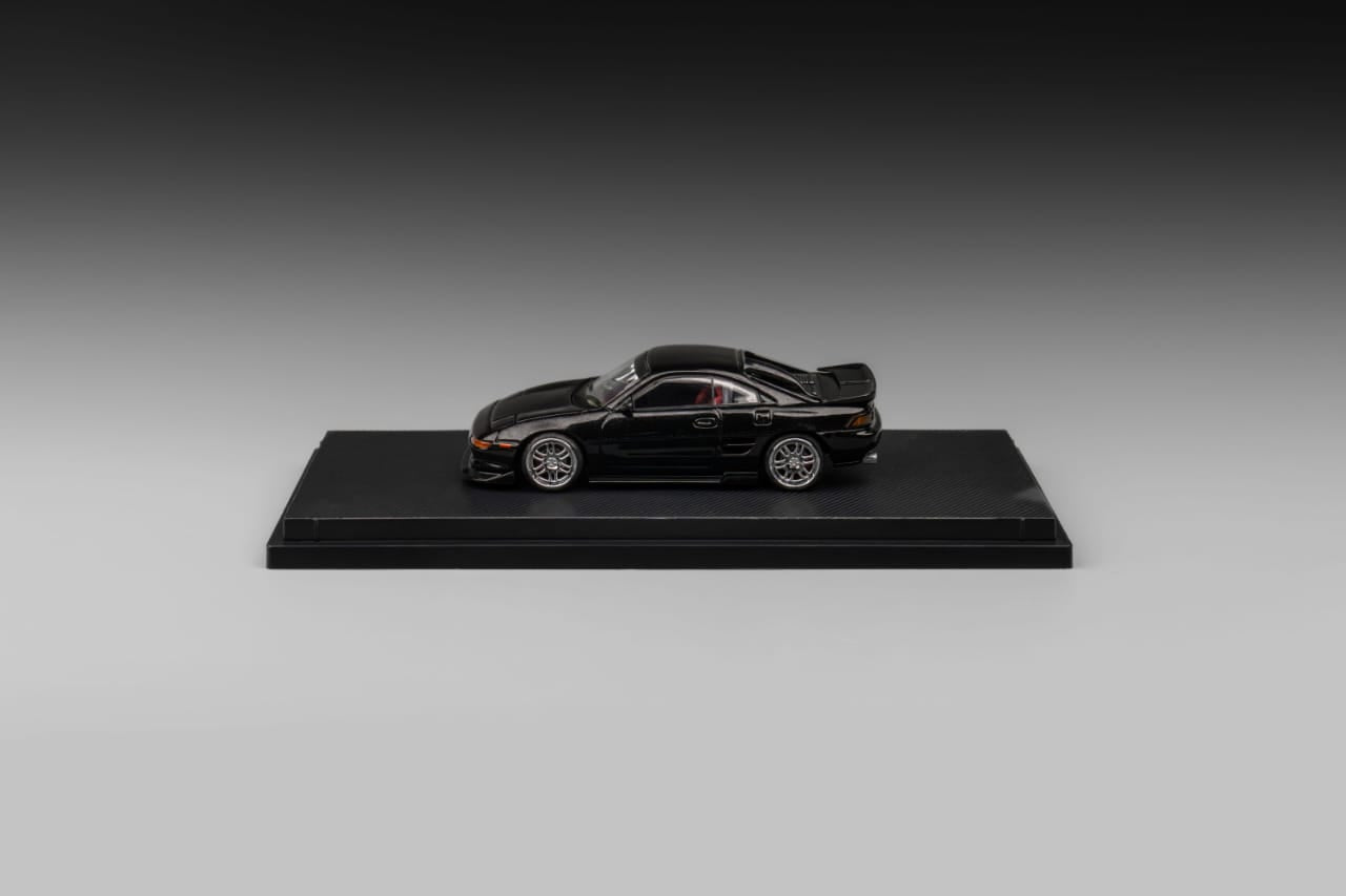 MicroTurbo 1/64 MR2 SW20 Metallic Black丨Retractable-Headlights