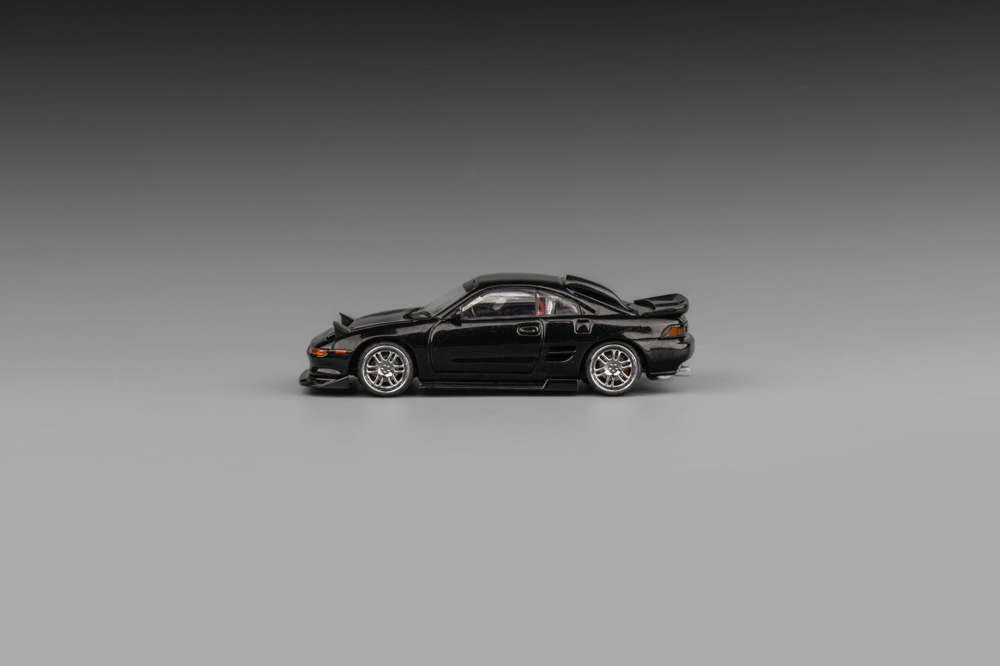 MicroTurbo 1/64 MR2 SW20 Metallic Black丨Retractable-Headlights