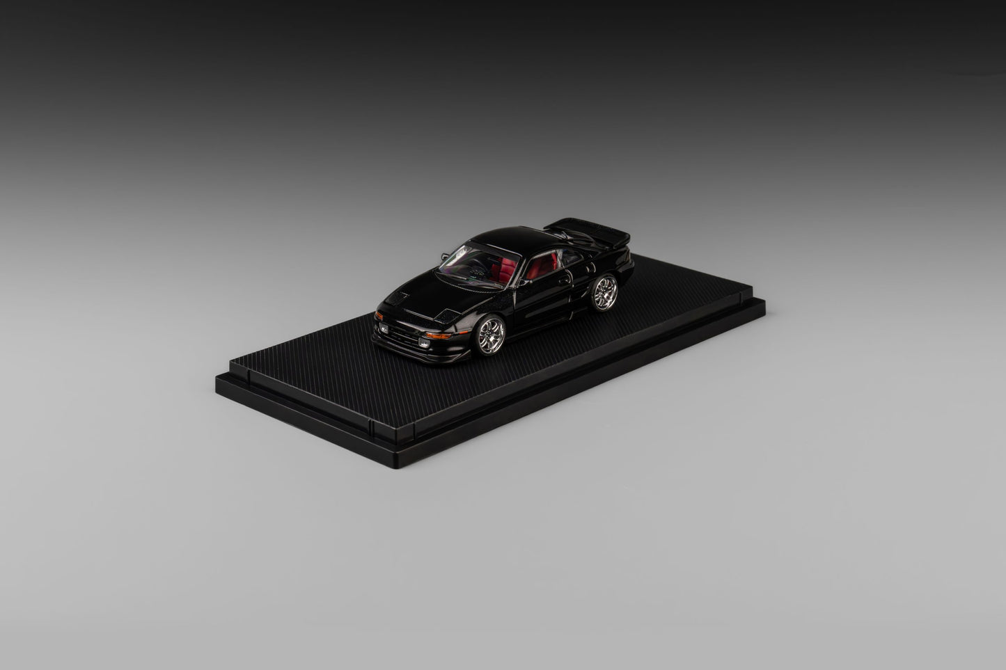 MicroTurbo 1/64 MR2 SW20 Metallic Black丨Retractable-Headlights
