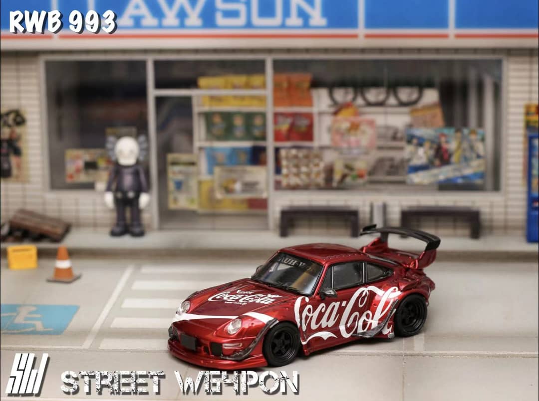 Street Weapon 1/64 RWB993 Rauh-Welt Modified Coca-Cola Livery