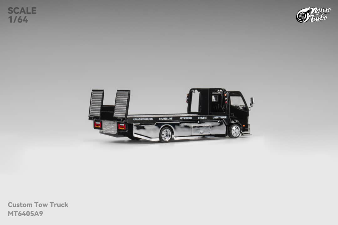 MicroTurbo 1/64 300 Series II - Custom Tow Truck Chrome Black LB Livery