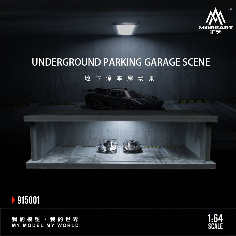 MoreArt 1/64 ABS Underground Parking Lot (MO915001)