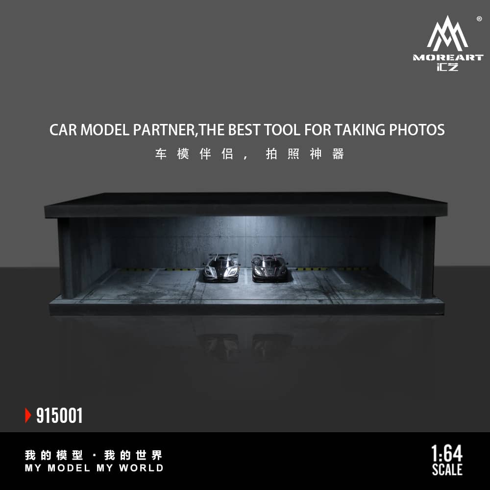 MoreArt 1/64 ABS Underground Parking Lot (MO915001)