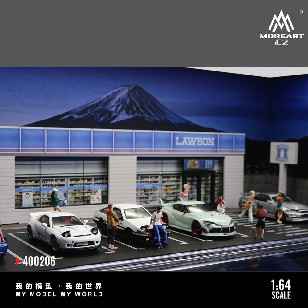 MoreArt 1/64 ABS Container - Lawson Mt Fuji(MO400206)