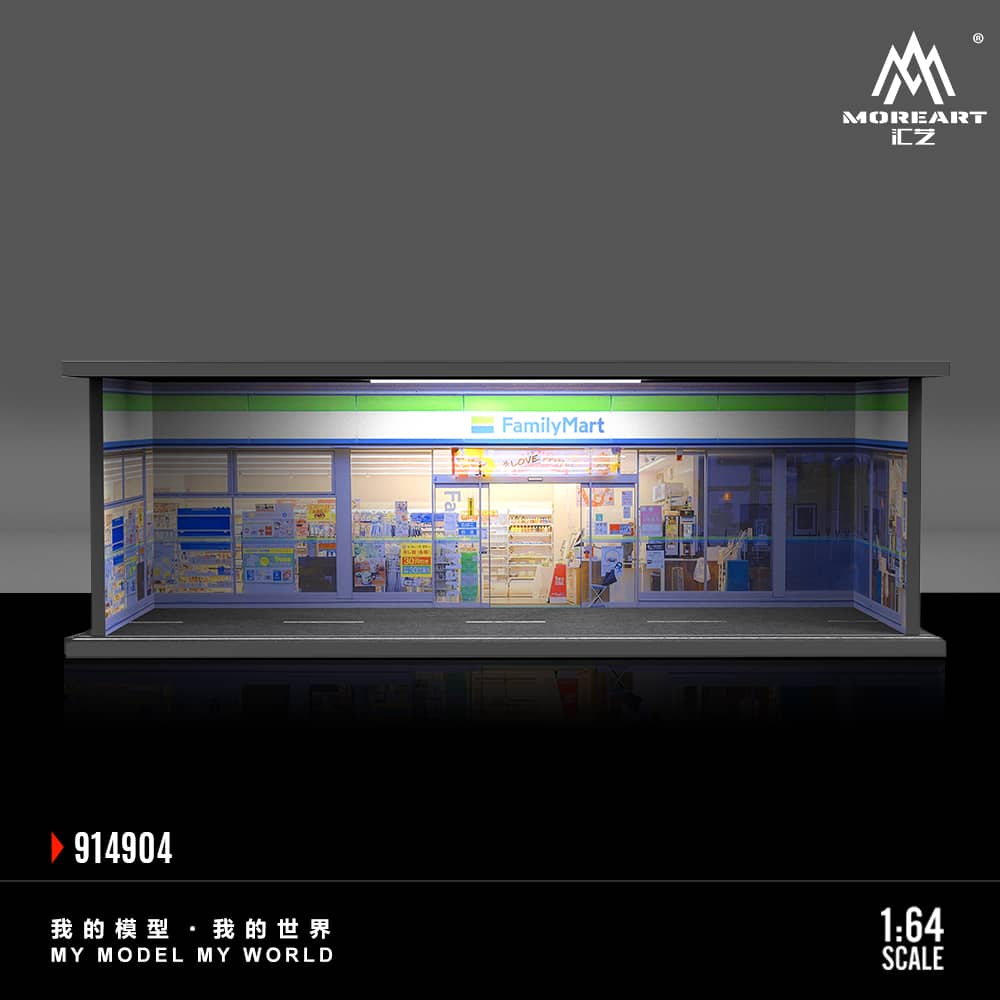 MoreArt 1/64 Parking Lot Theme with LED Light