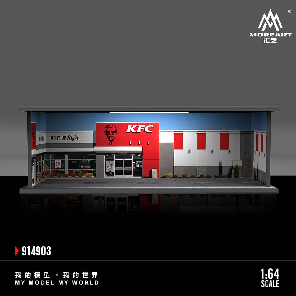 MoreArt 1/64 Parking Lot Theme with LED Light