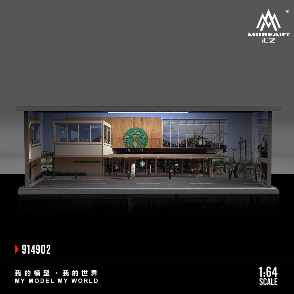 MoreArt 1/64 Parking Lot Theme with LED Light