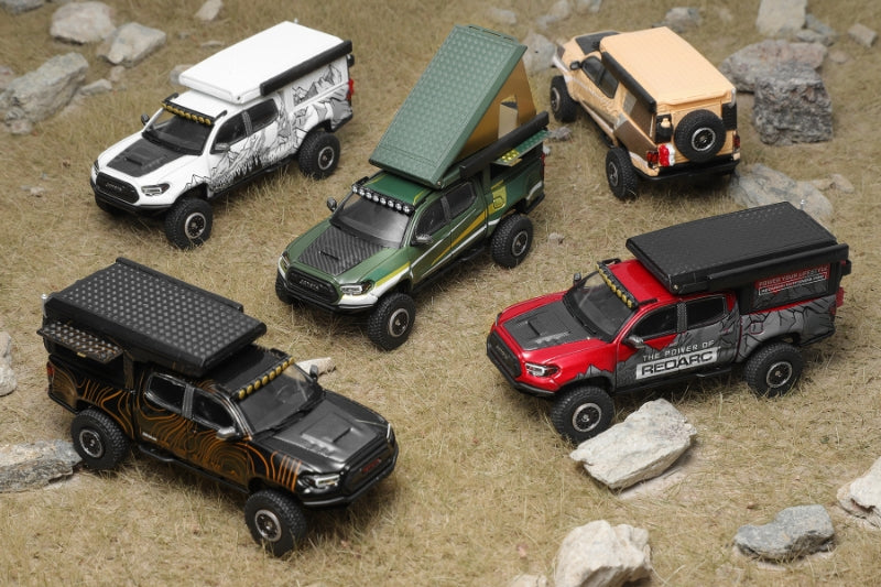 GCD 1/64 Toyota Tacoma N300 WildBody Camper Version – Black Ice