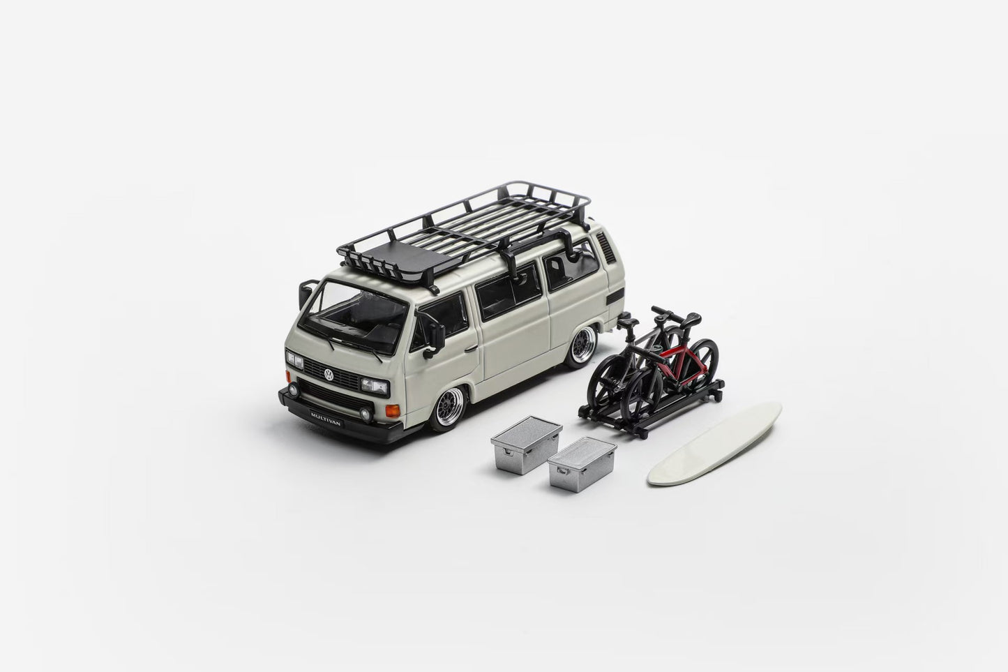 Mortal 1/64 VW Type 2 T3(Carrera Bus B32) Lowride With BBS Rims