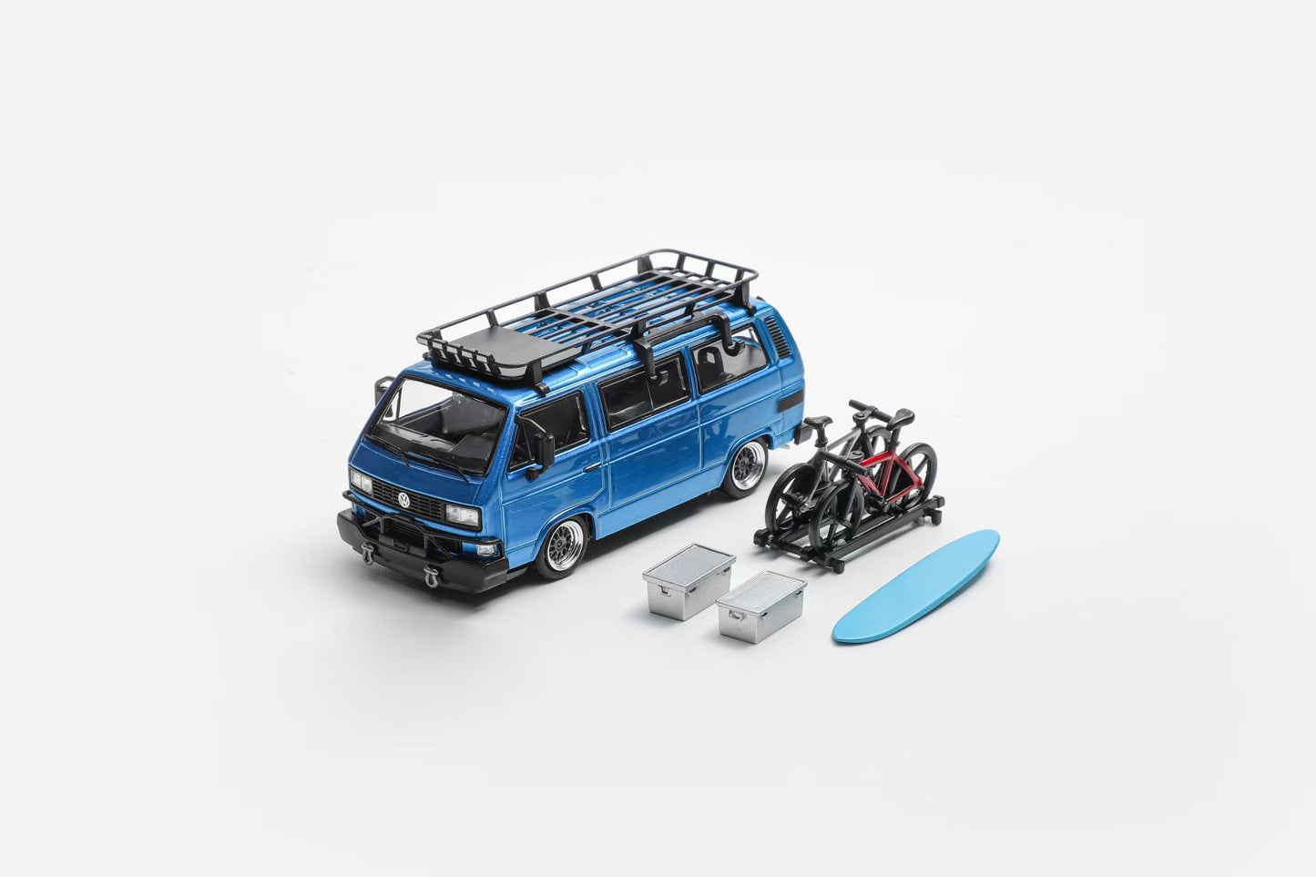 Mortal 1/64 VW Type 2 T3(Carrera Bus B32) Lowride With BBS Rims