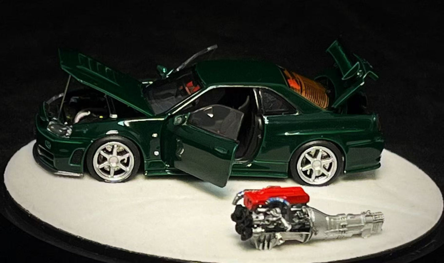 PGM 1/64 Nissan Skyline GT-R R34 Nismo Z-Tune - British