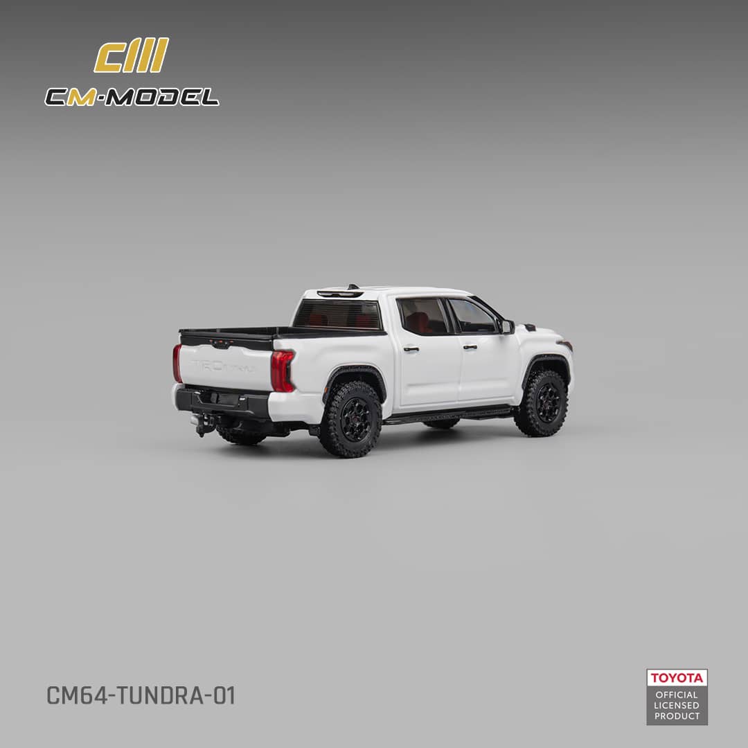CM Model 1/64 Toyota Tundra PickUp MK3 XK70 TRD Pro - White