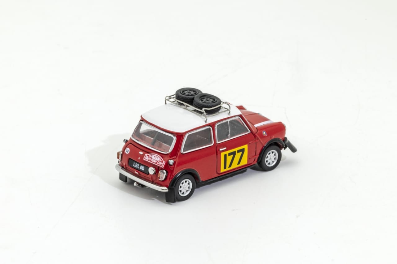 GCD 1/64 Morris Mini - Mini Mark I Mini Cooper S - Rallye Automobile Monte-Carlo Version