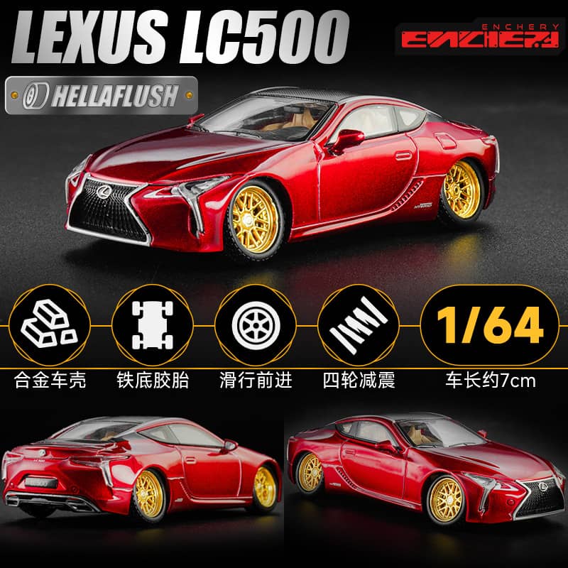 ETA: Aug 2025 ] Enchery 1/64 Lexus LC500 HellaFlush Lowride