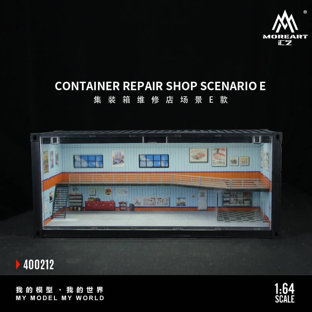 MoreArt 1/64 ABS Container – Maintenance Livery Workshop E Item(MO400212)
Size: 38.7 x 16 x 16.5cm