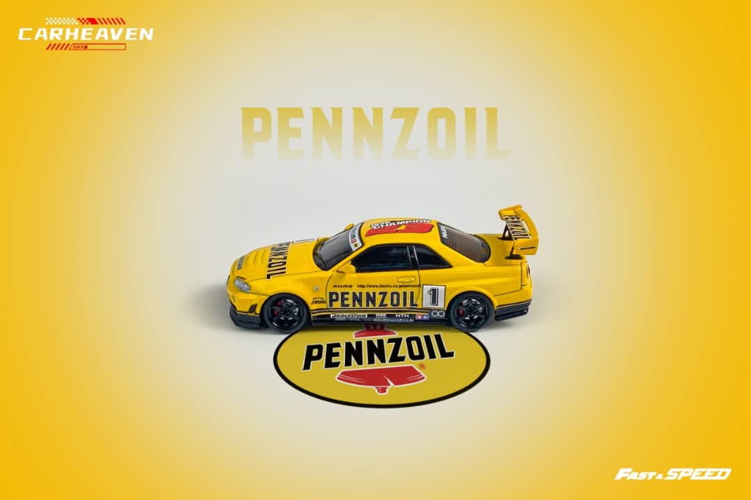 Fast Speed 1/64 Skyline GT-R R34 Nismo Z-Tune - Pennzoil Livery ***AIT Carshow Special ***