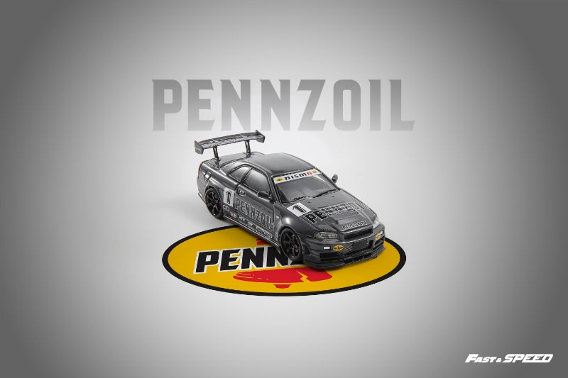 Fast Speed 1/64 Skyline GT-R R34 Nismo Z-Tune - Pennzoil Livery ***AIT Carshow Special ***