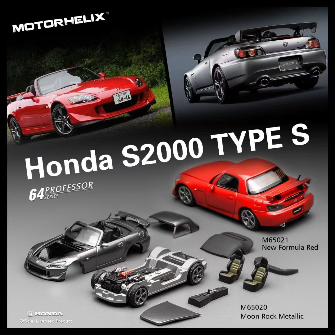 ETA: Oct 2025 ] Motorhelix 1/64 Honda S2000 Type S Magnetic