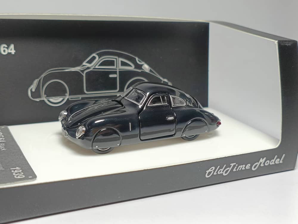Old Time Model 1/64 Porsche Type 64 (60K10) 1939 Black – Black Ice