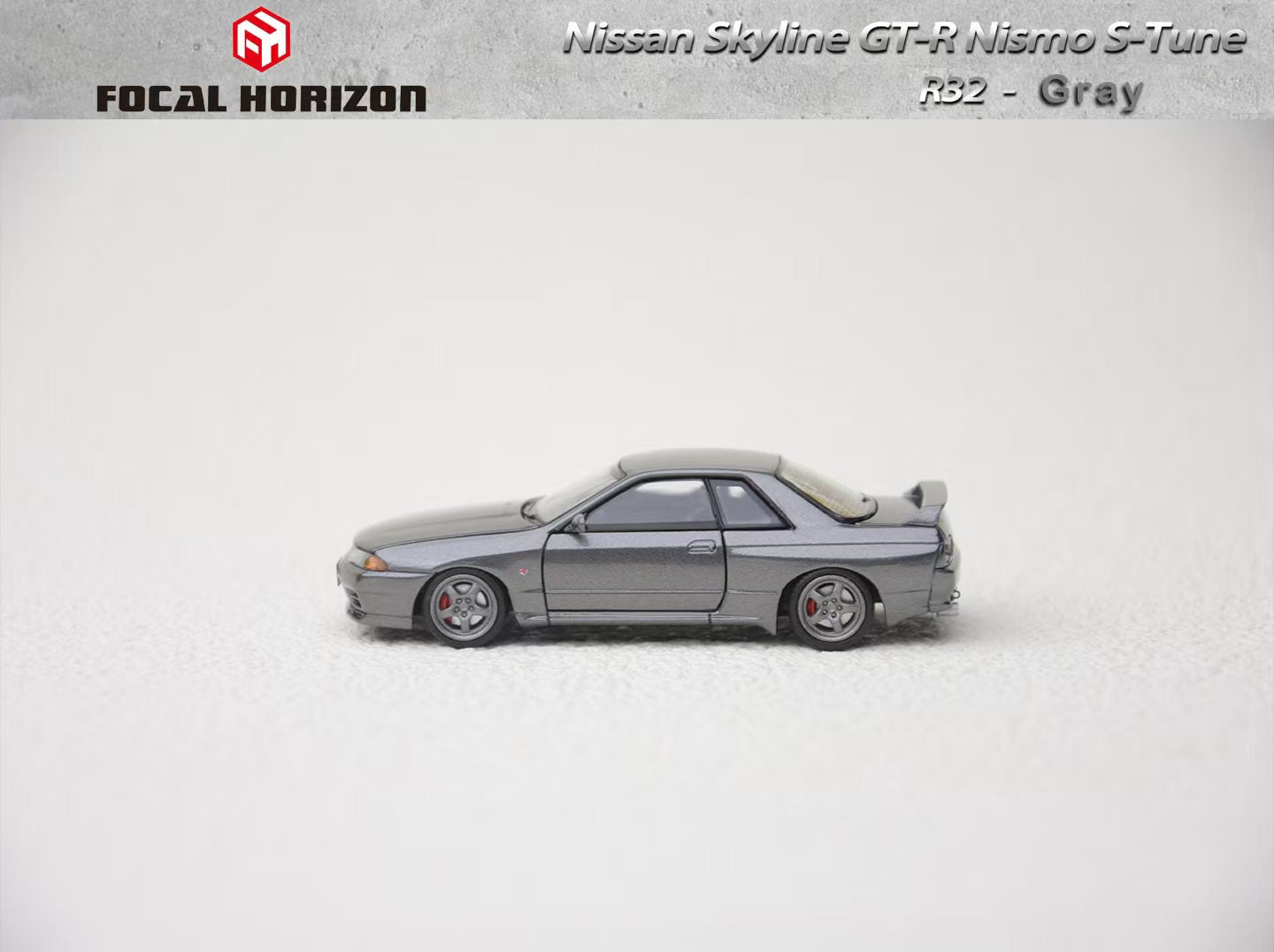 Focal Horizon 1/64 Nismo S-Tune Skyline GT-R R32 Gun Grey