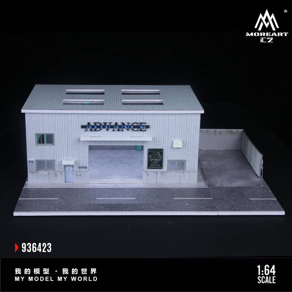 MoreArt 1/64 Yokohama Repair Shop (MO936423)
Size: 30 x 30 x 13cm