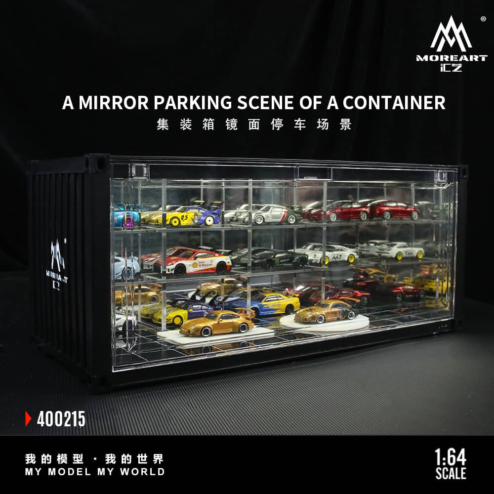 MoreArt 1/64 ABS Container - Mirror Parking Theme(MO400215)
Size: 38.7 x 16 x 16.5cm