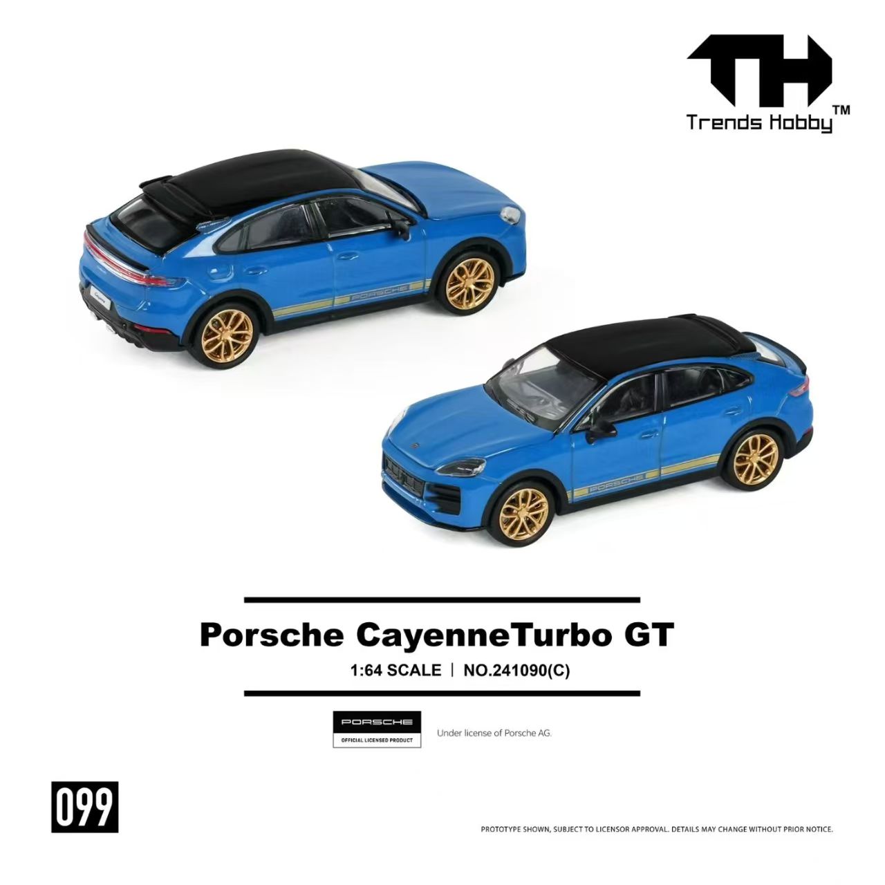 ETA: Aug 2026 ] Trend Hobby 1/64 Porsche Cayenne Turbo GT – Black