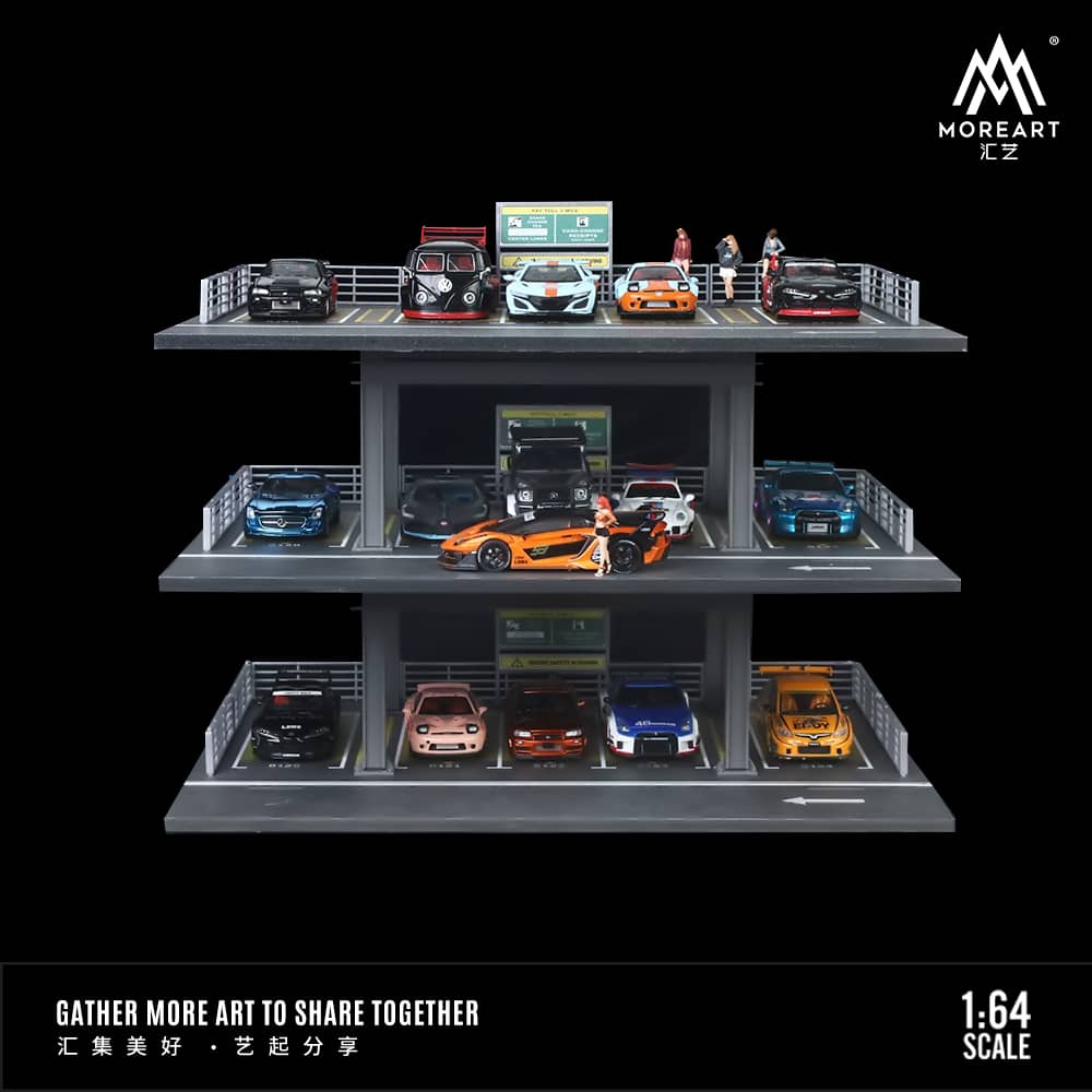 MoreArt 1/64 Three-Story Parking Lot (B Type)