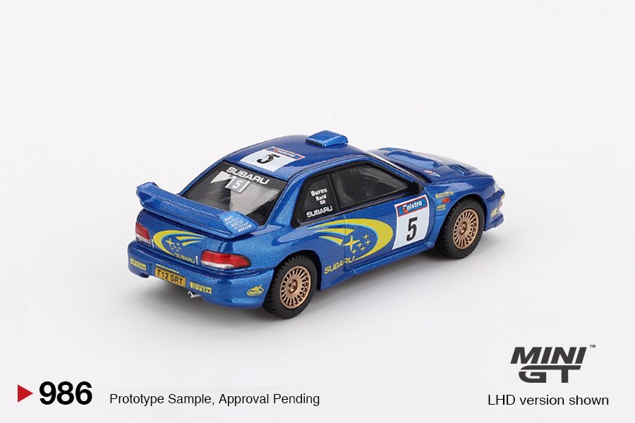 Mini GT 1/64 Subaru Impreza WRC99 1999 Rally Australia Winner #5  Australia Exclusive