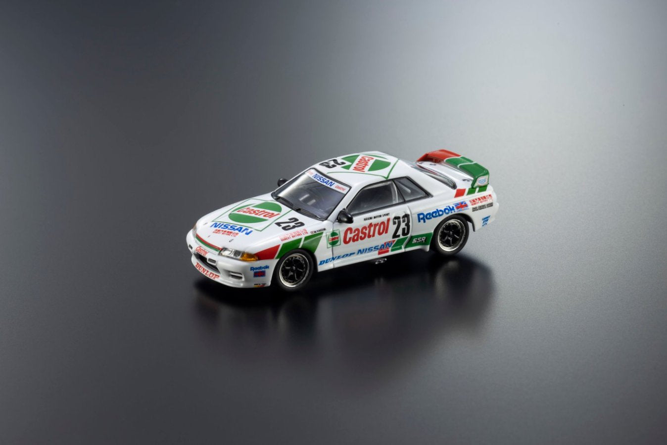 Kyosho 1/64 Castrol Skyline GT-R(R32) Gr.A 1990 #23 – Black Ice