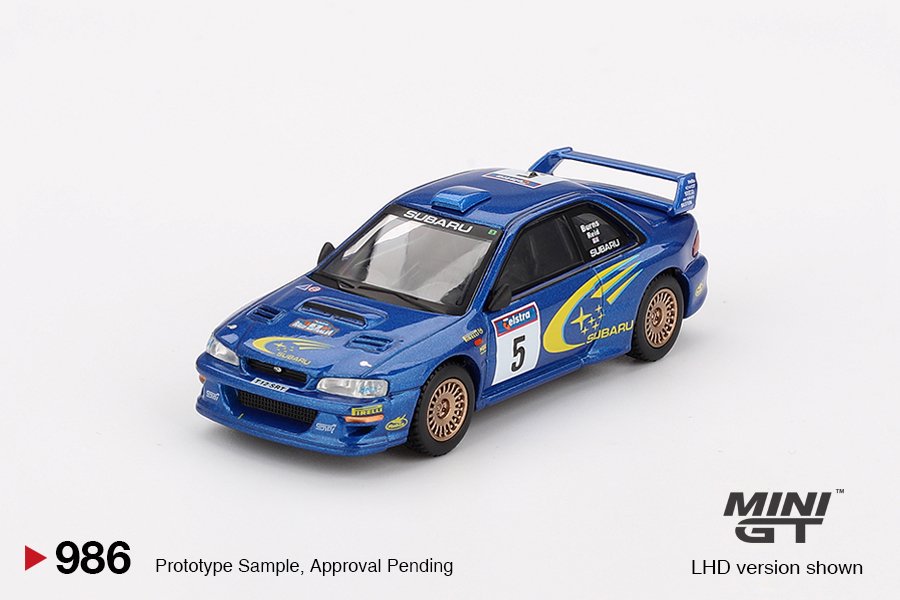 Mini GT 1/64 Subaru Impreza WRC99 1999 Rally Australia Winner #5  Australia Exclusive