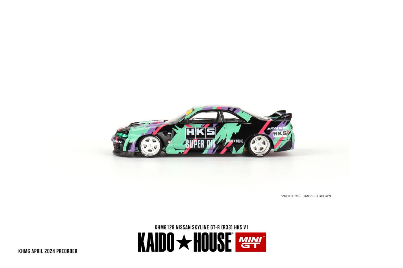 Kaido★House x Mini GT 1/64 Nissan Skyline GT-R (R33) HKS V1