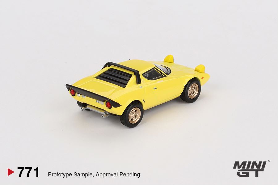 Mini GT 1/64 Lancia Stratos HF Stradale Giallo Fly