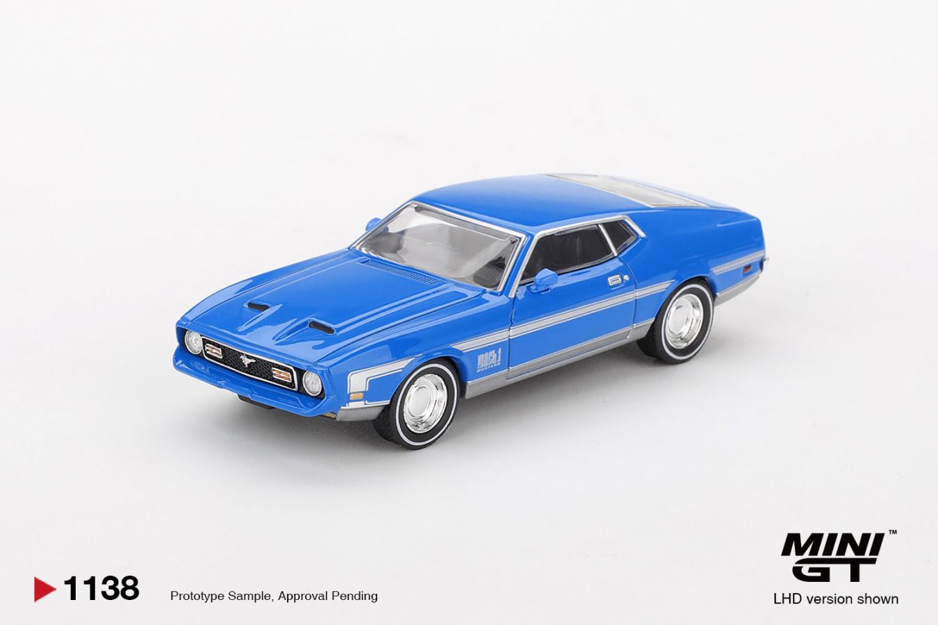 ETA: Jul 2026 ] Mini GT 1/64 Ford Mustang Mach 1 Grabber Blue