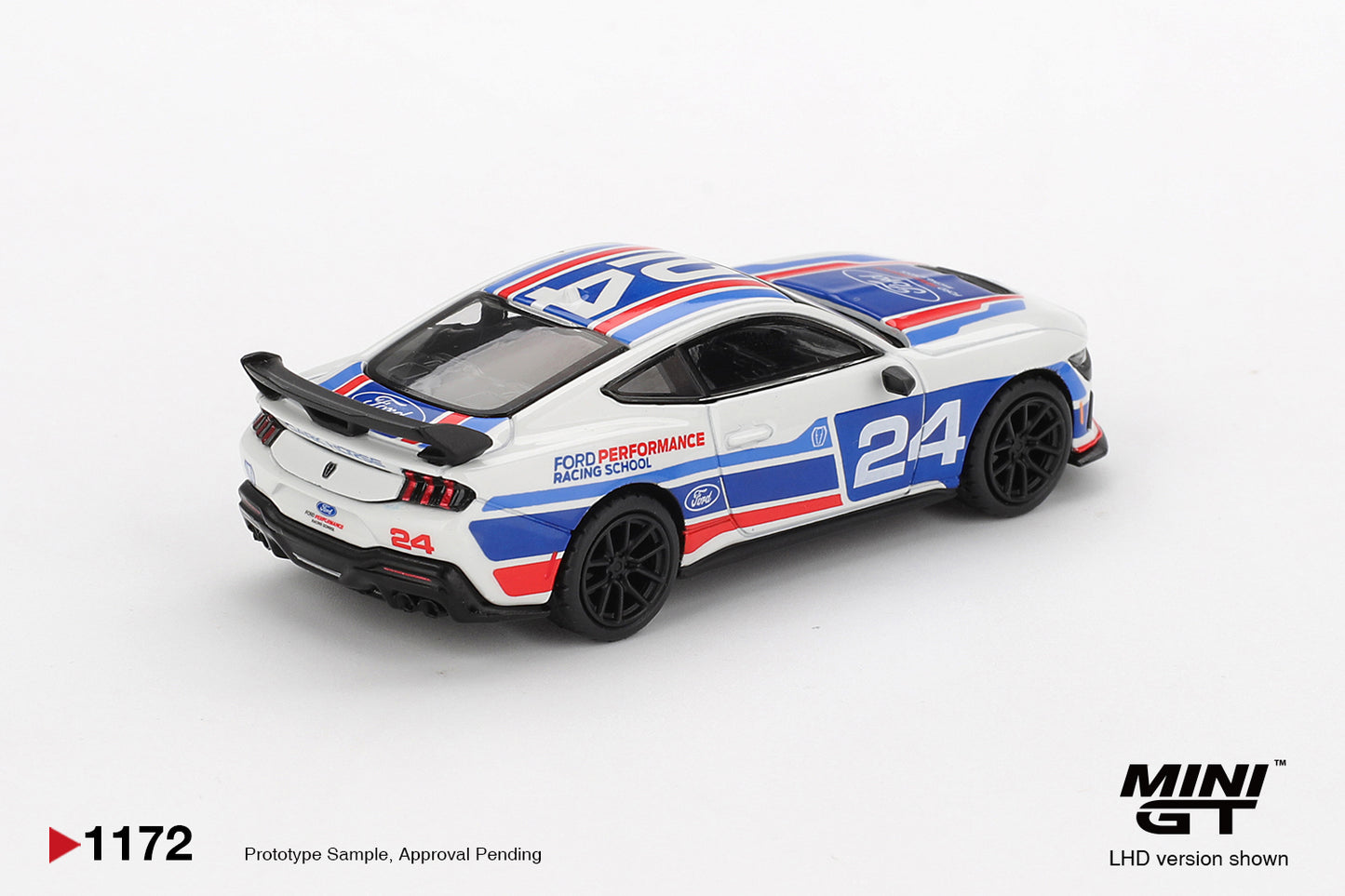 Mini GT 1/64 Ford Mustang Dark Horse #24 Ford Performance Racing School