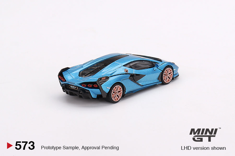 Mini GT 1/64 Lamborghini Sian FKP 37 Ble Aegir Blue ***in clamshell blisters***