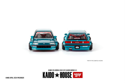 [ETA:  Dec 2024 ] Kaido★House x Mini GT 1/64 Honda Civic (EF) Kaido Works V1