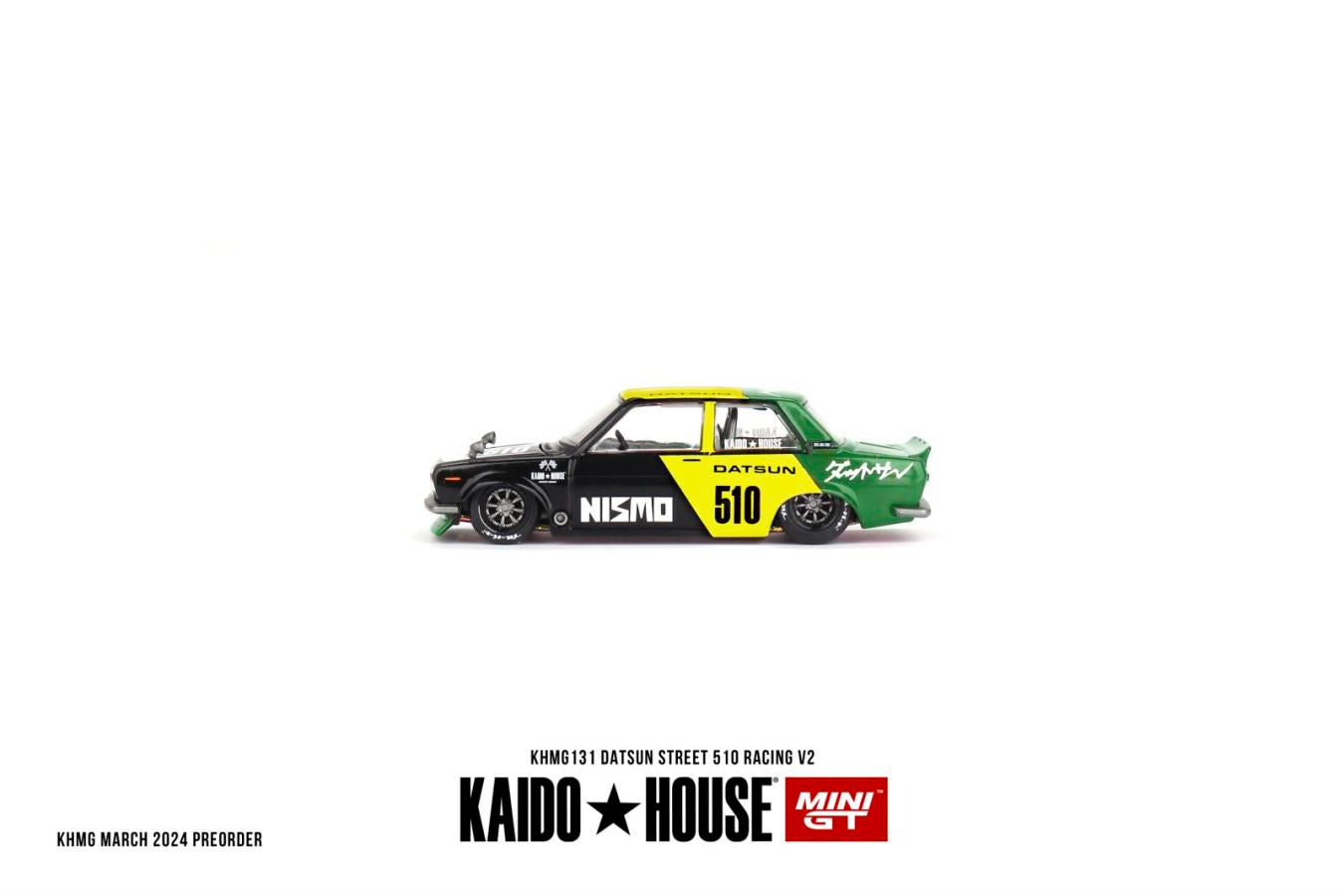 Kaido★House x Mini GT 1/64 Datsun Street 510 Racing V2