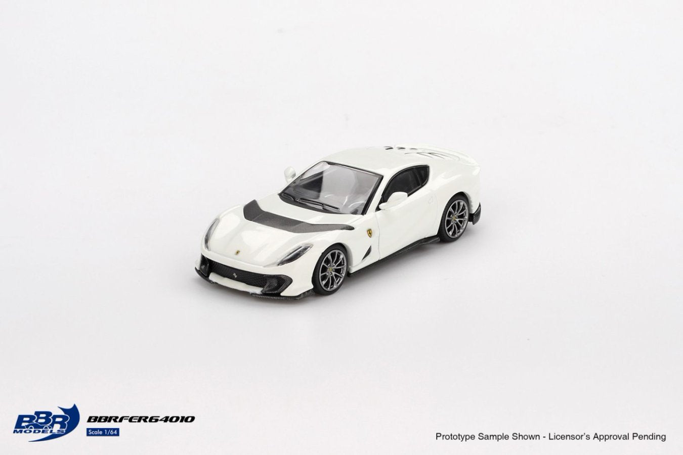BBR Models 1/64 Ferrari 812 Competizione Bianco Avus