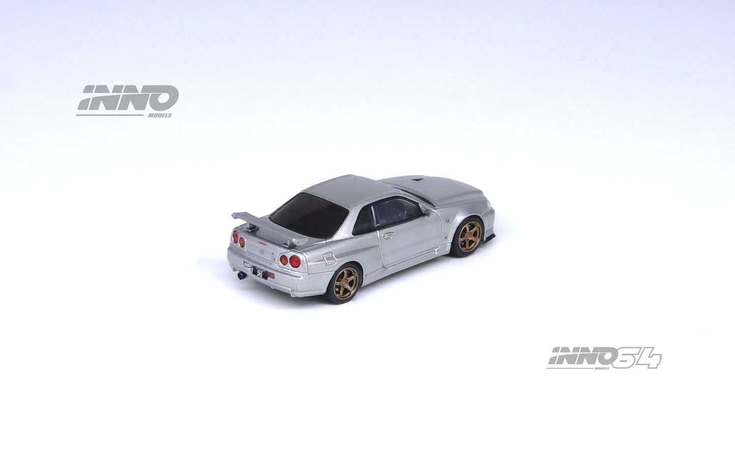 [ETA:  Jun 2024 ] Inno64 1/64 NISSAN SKYLINE GT-R (R34) V-Spec II Silver