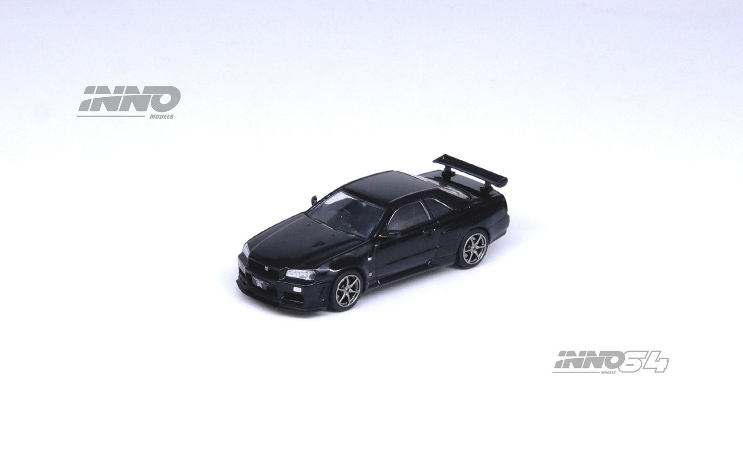 Inno64 1/64 Nissan Skyline GT-R (R34) V-Spec Ii Black