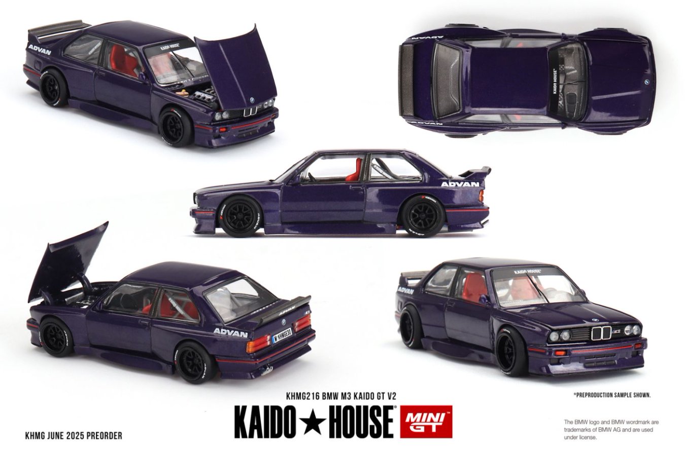 Mini GT x Kaido★House 1/64 BMW M3 Kaido GT V2