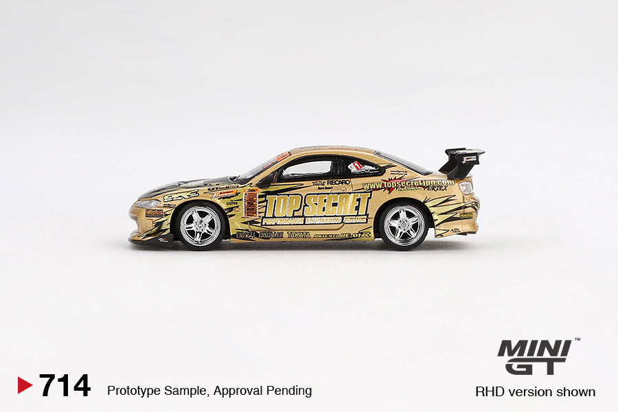 Mini GT 1/64 Nissan Silvia (S15) Top Secret D1GP MGT00714-BL