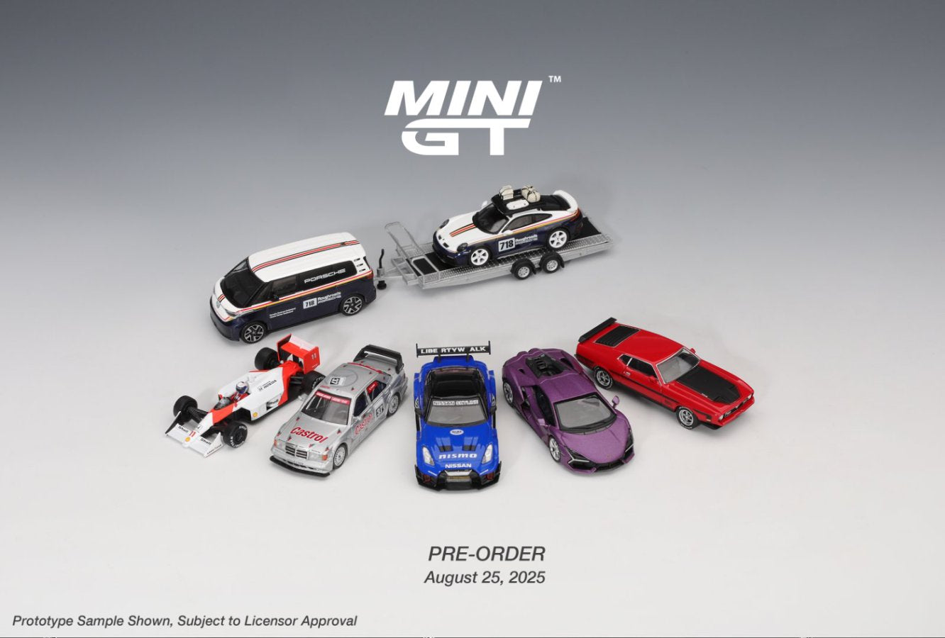 Mini GT 1/64 Ford Mustang Mach1 1971 Race Red