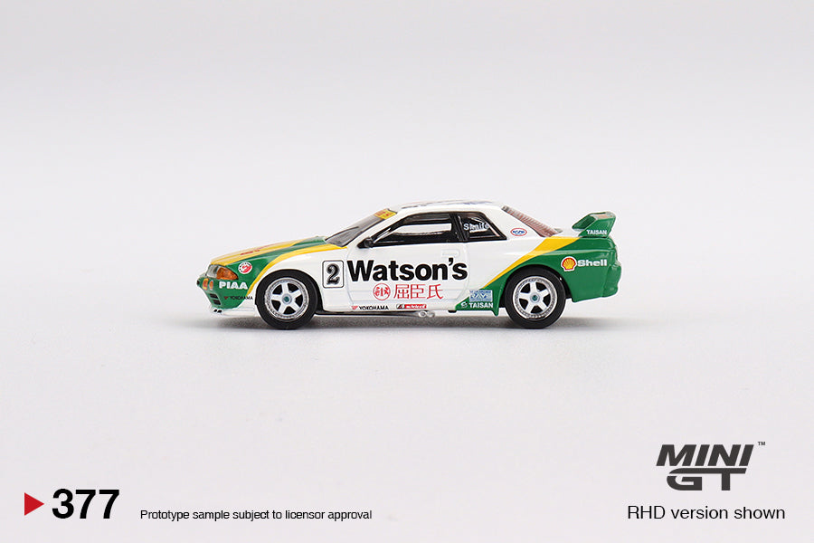 Mini GT 1/64 Nissan Skyline GT-R (R32) Group A #2 1991 Macau GP ***in clamshell blisters***