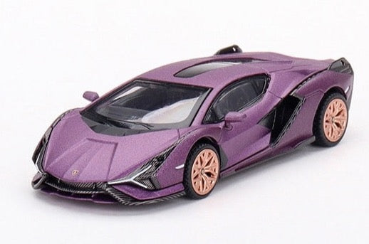 Mini GT 1/64 Lamborghini Sián FKP 37 – Matte Viola SE30 – Hong Kong Exclusive